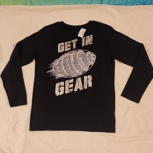 The Children's Place Black XXL 16 Graphic Tee. NWT